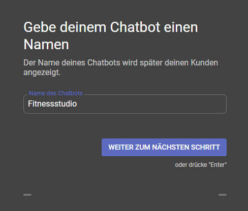 Chatbot erstellen